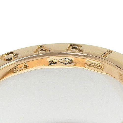 B-zero1 戒指,18K 玫瑰金,PG,白色陶瓷,配饰,珠宝,B-zero1