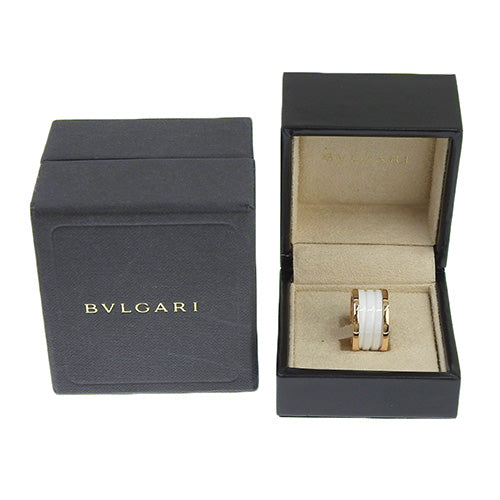 B-zero1 戒指,18K 玫瑰金,PG,白色陶瓷,配饰,珠宝,B-zero1