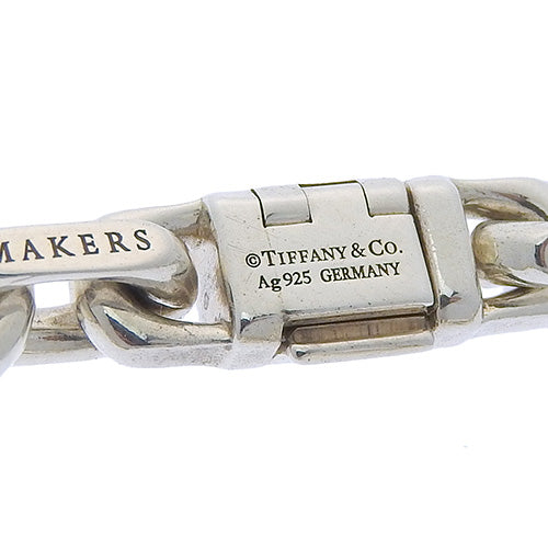 ティファニー1837 メイカーズ ナロー チェーン ブレスレット 63526711 K18 イエローゴールド YG シルバー925 Sv アクセサリー ジュエリー