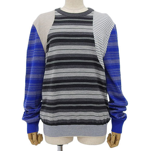 Crazy Pattern Border Knit M