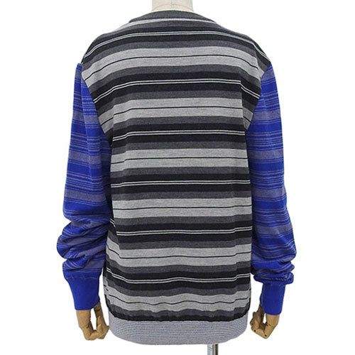 Crazy Pattern Border Knit M