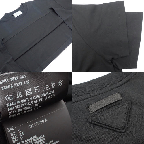 クロップド Tシャツ 2022年 半袖 アパレル ファッション ショート丈 S コットン NERO ネロ 3560A