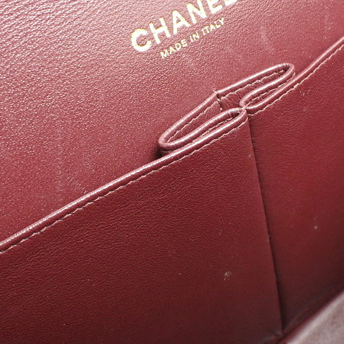 Matelasse Classic Large Handbag, Caviar Skin/Grained Calfskin, Black, A58600-Y01864-C3906, 2-way, Double Flap, Coco Mark.