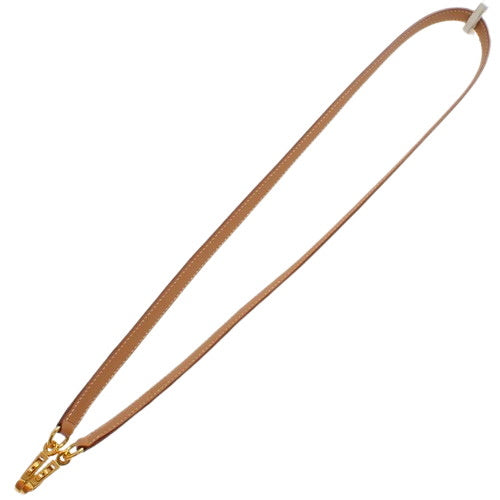 Shoulder strap in natural Epsom leather
