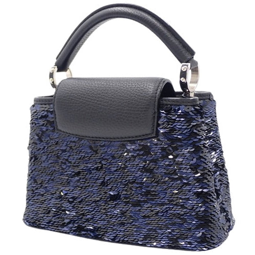 Capucines MINI 亮片 Taurillon 皮革包 M41805