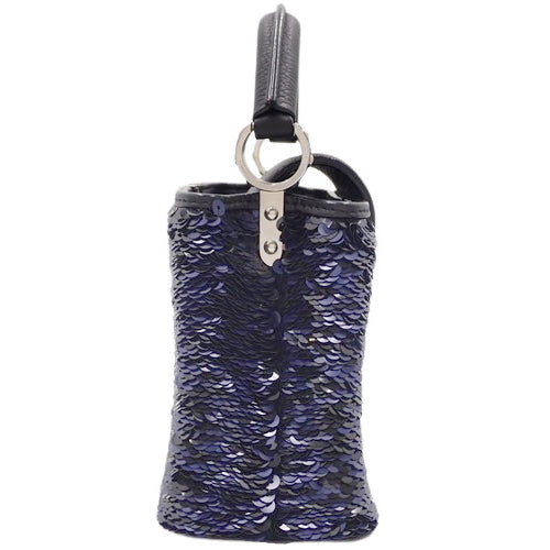 Capucines MINI 亮片 Taurillon 皮革包 M41805