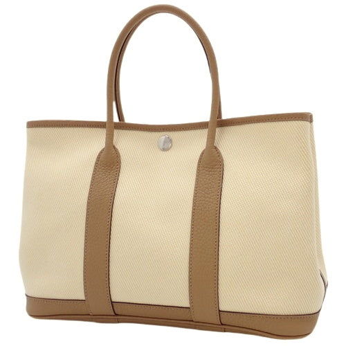 Garden Party Verso TPM, Négoût-Ash, Palladium hardware, Ecru/Jaune Citron/Biscuit, Silver hardware, B stamp.