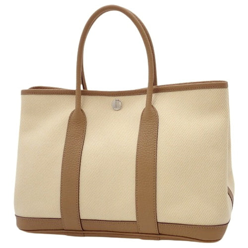 Garden Party Verso TPM, Négoût-Ash, Palladium hardware, Ecru/Jaune Citron/Biscuit, Silver hardware, B stamp.