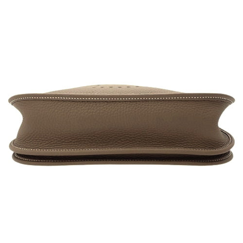 【未使用】エヴリン 3 PM トリヨンクレマンス パラジウム金具 エトゥープ/エトープ シルバー金具 W刻印