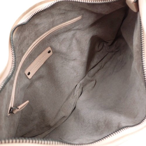 Intrecciato one-shoulder leather hobo bag