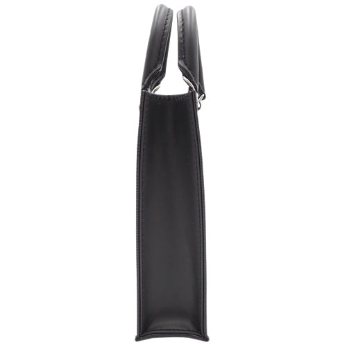 Epi Petite Sac Plat shoulder mini bag in Epi leather, noir, M81238