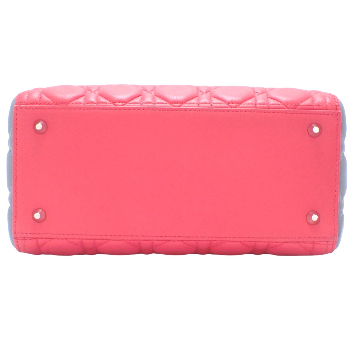 Cannage Lady Dior Medium Bag in Two-Tone Lambskin