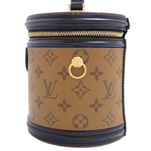 Monogram Reverse Cannes 帆布和小牛皮化妆包,M43986