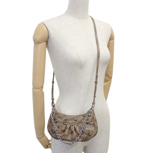 Le Cagole mini bag with chain, leather, 695814