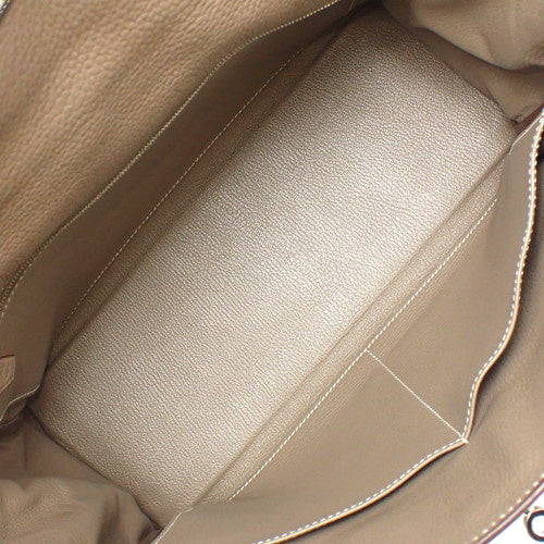 ケリー35 (内縫い) トリヨンクレマンス パラジウム金具 エトゥープ/エトープ シルバー金具 □M刻印