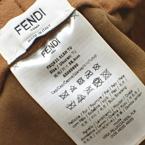 徽标飞行帽,58 码,蟒蛇皮和羊皮革,FXQ921