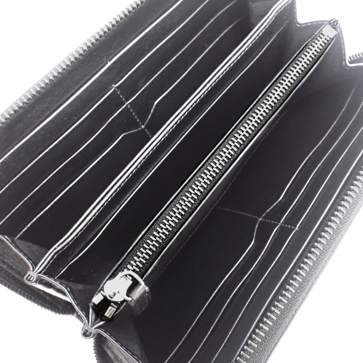 Octo 大号黑色真皮钱包 36968