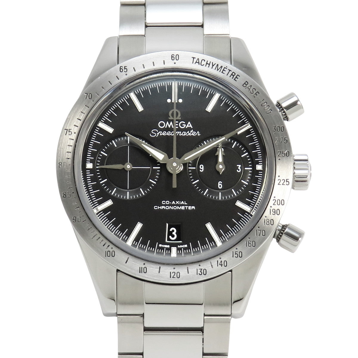 331.10.42.51.01.001 Speedmaster 57 Chronograph Stainless Steel Automatic Black
