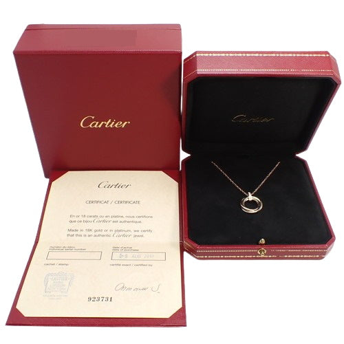 Trinity Necklace, Diamond, Pink Gold (K18PG), Yellow Gold (K18YG), White Gold (K18WG), Accessory, Jewelry, 5 Diamonds (5PD)
