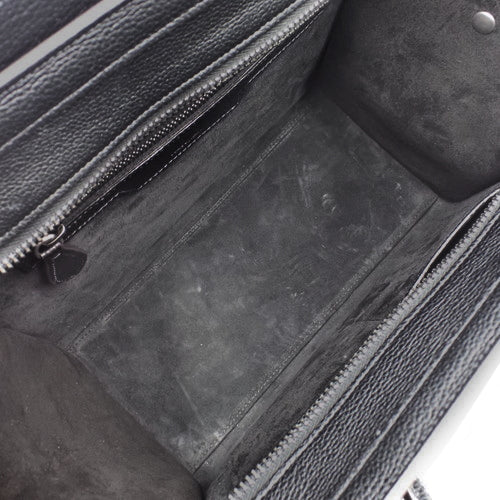 Luggage Micro Shopper in drummed calfskin 189793DRU.38NO.