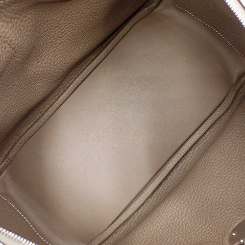 Lindy 26,Taurillon Clemence皮革,钯金五金件,大象灰/灰褐色,银色五金件,D刻印。