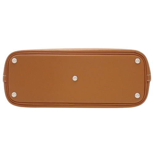 Bolide 27 Epsom leather with palladium hardware and gold accents.