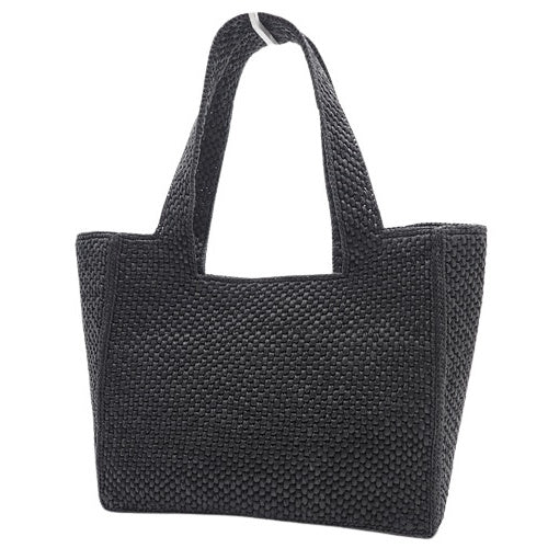 Font Tote 中号拉菲草手提包 A685B61X01