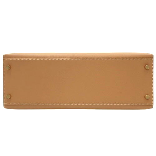 ケリー32 (外縫い) クシュベル ナチュラル ゴールド金具 □E刻印