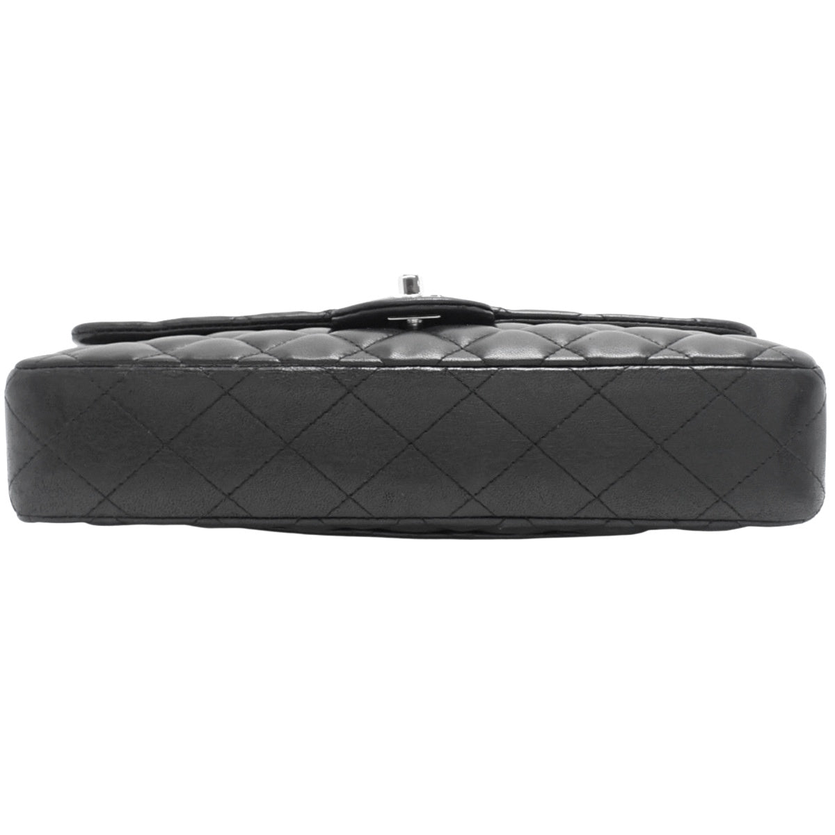 黑色羊皮绗缝 Coco Mark 链条单肩包