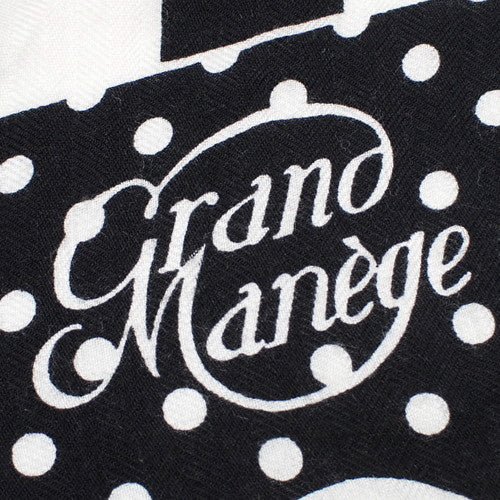 Grand Manege Bandana グラン マネージュ バンダナ カシシル カレジェアン カシミヤ シルク 大判スカーフ ストール カレ140 大調教術