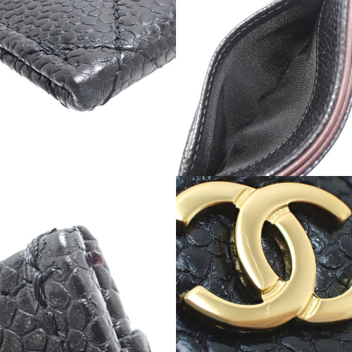 Matelasse Classic Card Case/Pass Case in Caviar Leather AP0213