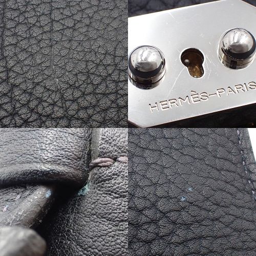 サックアデペッシュ38 フィヨルド パラジウム金具 シルバー金具 □G刻印 ブリーフケース 通勤 ハンドバッグ