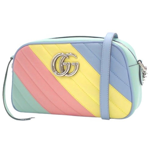 GG Marmont Small Leather Camera Bag 447632