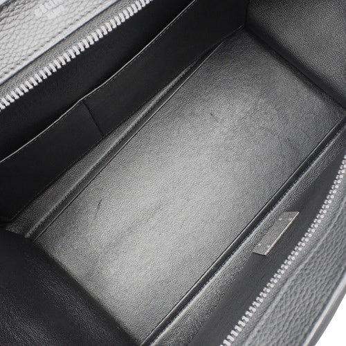 トラペーズ カーフ スウェード/スエード ブラック 2way ショルダーバッグ 肩掛け