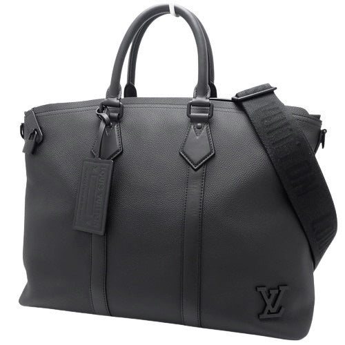LV Aerogram Lockit Shoulder Bag, Crossbody Bag, Commuter Bag, Grained Calfskin Leather, M59158