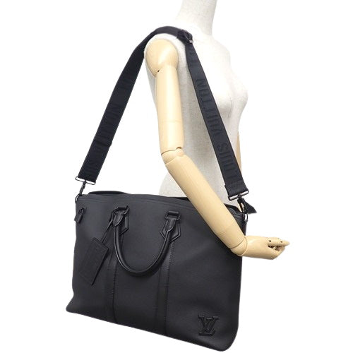 LV Aerogram Lockit Shoulder Bag, Crossbody Bag, Commuter Bag, Grained Calfskin Leather, M59158