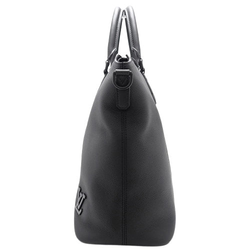 LV Aerogram Lockit Shoulder Bag, Crossbody Bag, Commuter Bag, Grained Calfskin Leather, M59158