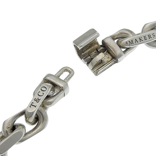 メイカーズ チェーン ネックレス シルバー SV925 イエローゴールド K18YG アクセサリー ジュエリー