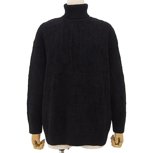 Zucca 印花高领针织毛衣,38 码,2020 年,服饰,时尚,高领毛衣