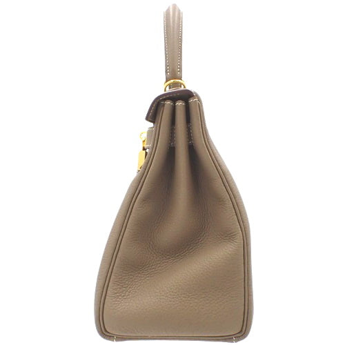 Kelly 28(内缝线)Togo Etoupe/Etoupe B 印花