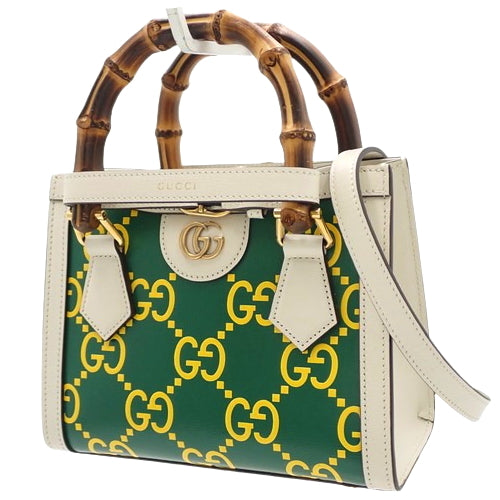 Bamboo Diana 迷你托特包皮革 655661