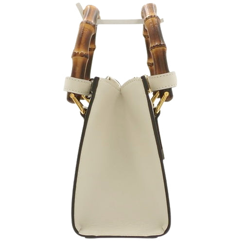 Bamboo Diana 迷你托特包皮革 655661