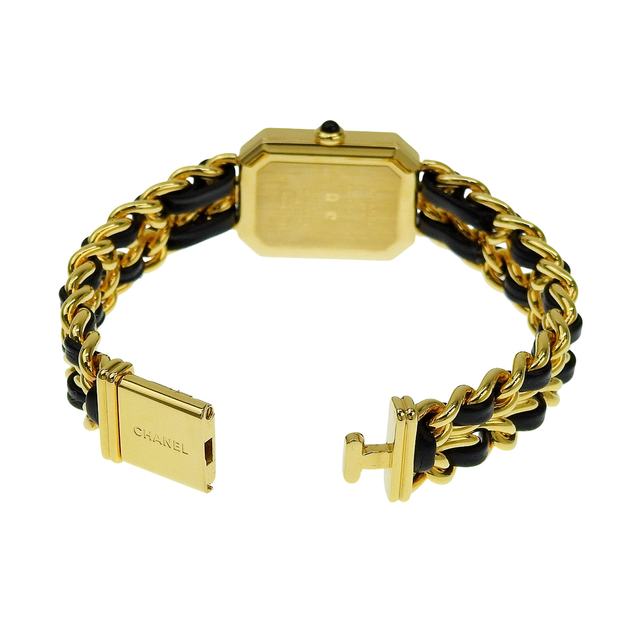 プルミエール L H0001 GP/革 ブラック クオーツ