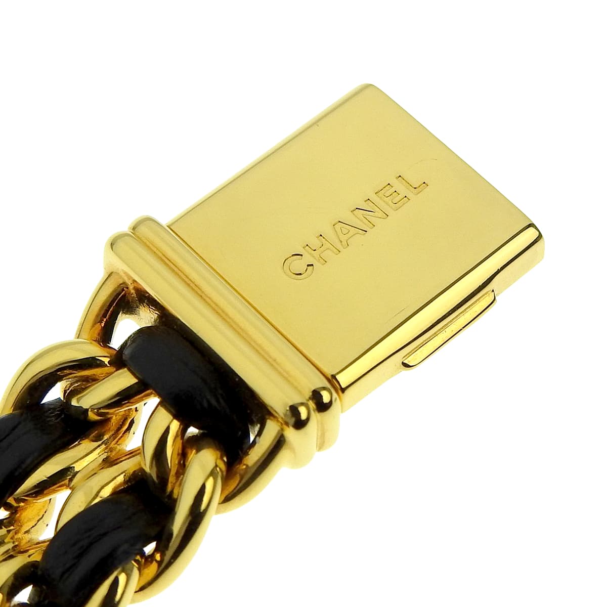 プルミエール L H0001 GP/革 ブラック クオーツ