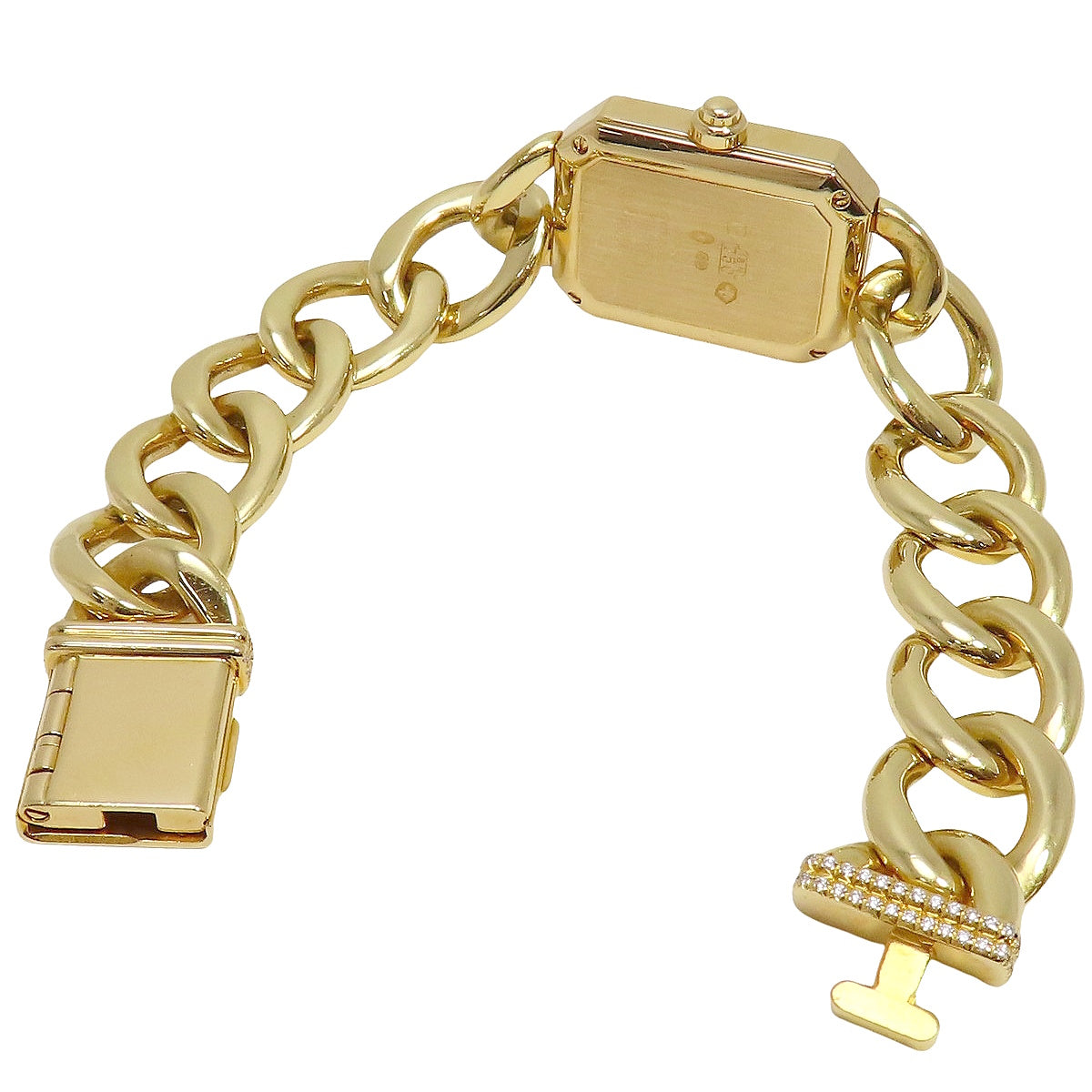 プルミエールL ダイヤベゼル 4PD YG シェル文字盤 4PD クオーツ レディース