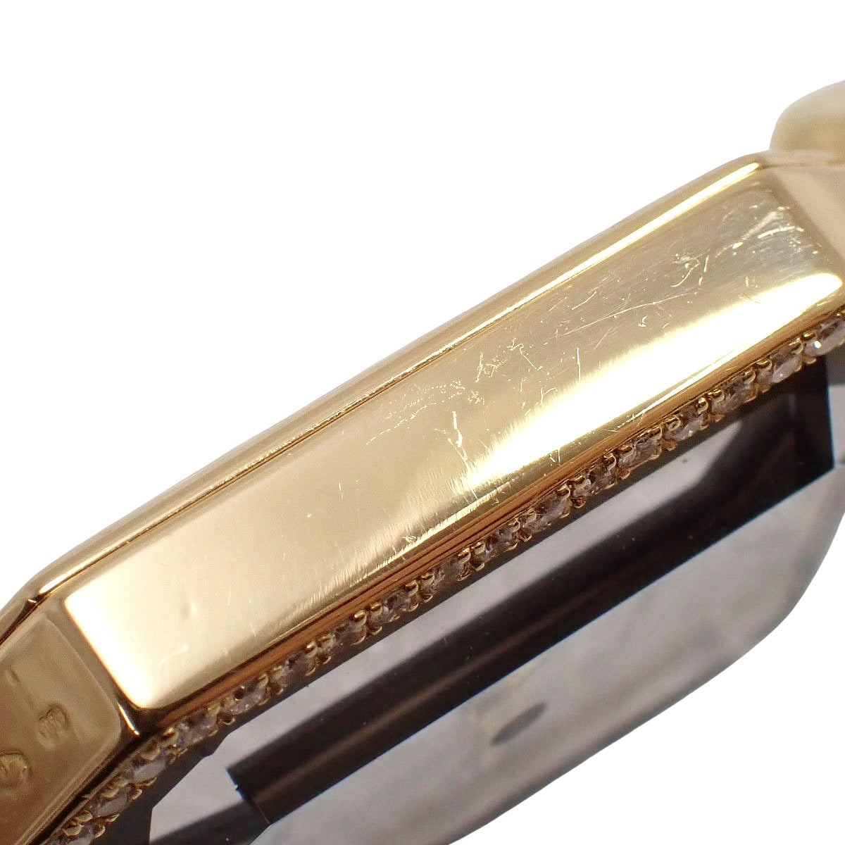 プルミエールL ダイヤベゼル 4PD YG シェル文字盤 4PD クオーツ レディース