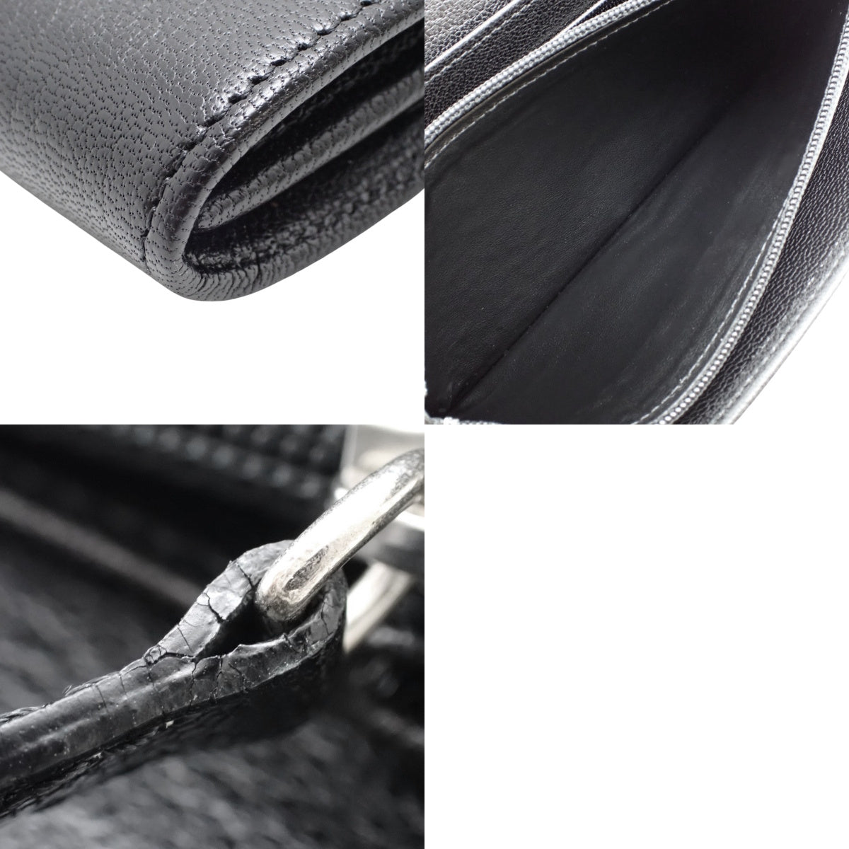 ラブコレクション 2つ折り 長財布 カーフ ブラック L3001375