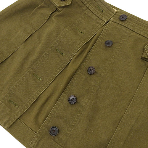 军装风纽扣迷你裙 2017 155/80Y