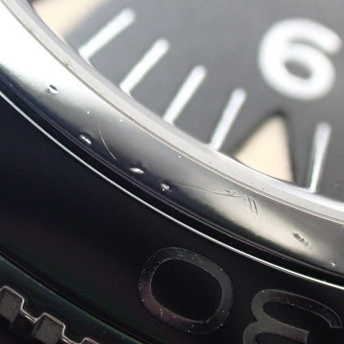 233.30.41.21.01.001 海马300 至臻天文台表 不锈钢 自动上链 黑色 透明表背