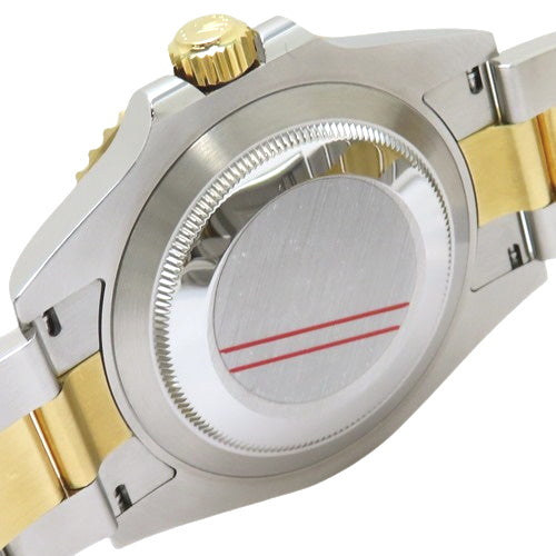 126613LN潜航者型日志型腕表,精钢/黄金材质,随机编号,自动上链,黑色表盘。